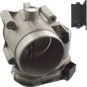 FEBI Corpo dell'acceleratore 107028 per VOLVO 2,4 2,5 - 6 raccordi, 1,03 kg, 12 v