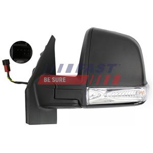 FAST Specchietto Retrovisore Esterno Sinistro Elettrico Riscaldato per OPEL Combo Combi / Tour (X12) - Colore Nero
