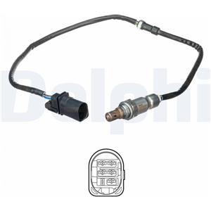 DELPHI Sonda Lambda ES21091-12B1 Riscaldata 310mm per VW e AUDI