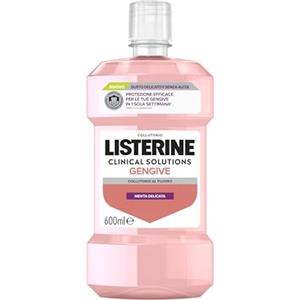 LISTERINE Clinical Solutions Gengive Gusto Delicato, Collutorio senza alcool con Fluoro, Zinco e Oli Essenziali per gengive sane, Collutorio gengive infiammate 0% alcol, Gusto Menta Delicata, 600 ml