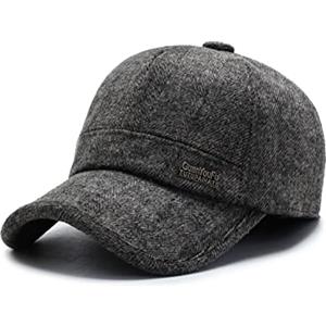CLAPE Cappelli Invernali Men's Winter Warm Baseball cap with Ear Flap Berretto da Baseball Caldo Inverno Cappellino Sportivo