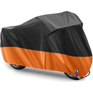 WYMKL Telo Coprimoto Esterna Impermeabile per Harley Davidson Sport Glide, Antifurto Copertura Motociclo Copri Moto da Esterno Telo Protettivo Antipolvere,XXXL-Yellow