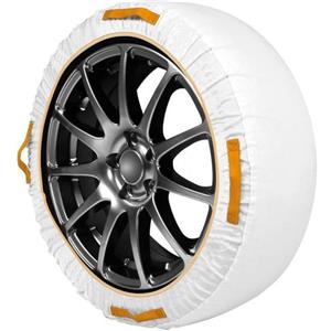 XLPT Calze da neve TX1 in tessuto - Alta aderenza su ghiaccio e neve, montaggio facile