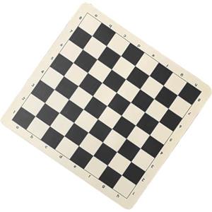 Generic Scacchiera da torneo - 34 x 34 cm morbida scacchiera da gioco da torneo | Internazionale Ćhess Soft B´oard | Scacchiera a scacchiera arrotolabile compatta pieghevole per riunioni di famiglia feste