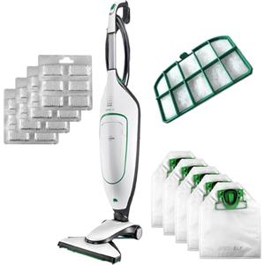 GREENELF Folletto VK200, Aspirapolvere con Filo, Iconica Scopa Elettrica con Sacco Potente con 8 Anni di Forniture 100% Compatibili incluse | Garantita 24 Mesi | Extra Performance e Consumi Ridotti