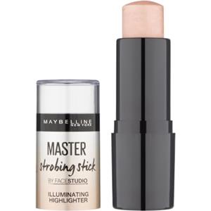 Maybelline New York Master Strobing Stick Illuminante in Stick, Texture Cremosa e Leggera, 100 Light Iridescent