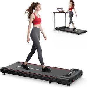 JOROTO Tapis Roulant 3-in-1, 2.25PS Ultra Silenzioso Walking Pad, con Telecomando e Display LED, 1-6KM/H, tapis roulant salvaspazio Compatto e Portatile per Casa e Ufficio