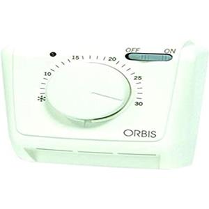 Orbis CLIMA MLI 230 V. TERMOSTATO REGULACIÓN DE 6º A 30º CON INTERRUPTOR MANUAL ON-OFF