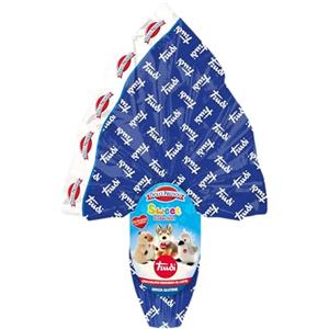 Generico Dolci Preziosi Uovo di Pasqua Trudi Sweet Collection Cioccolato al Latte 260g con Peluche Sorpresa - Uovo Pasquale Senza Glutine con Morbido Peluche Trudi da Collezione - Idea Regalo Bambini Pasqua