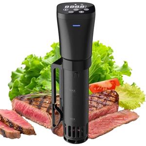 Vpcok Direct Sous Vide Roner Cucina a Bassa Temperatura 1000W Slow Cooker Circolatore Termico Professionale con Ricette Timer con Funzione di Prenotazione