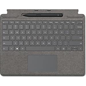 Microsoft Surface Pro 8/X Cover Alcantara + PEN - Platinum