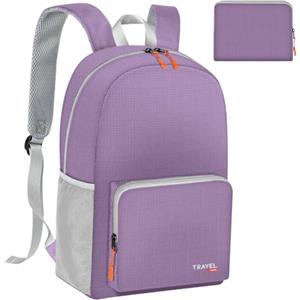 Aucuu Zaino Ultraleggeri Pieghevole, 17L Zaino Trekking Pieghevole Impermeabile, per Donna e Uomo, Trekking, Hiking, Escursione, Viaggio