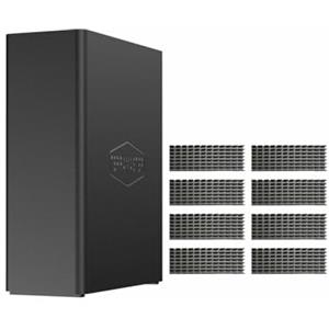 TERRAMASTER F8 SSD Plus NAS -Storage NAS 8Bay All SSD CPU Core i3 8-Core 8-Thread, 16GB DDR5 RAM, Porta 10GbE, Network Attached Storage di Dimensioni Palmari (Diskless)