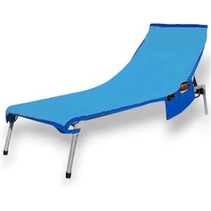 GX GARGIX Telo Mare in Microfibra con Tasche Laterali, Asciugatura Rapida, Leggero e Salvaspazio, Ideale per Spiaggia, Piscina (GX/TELO A CELESTE)