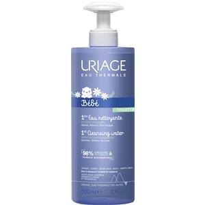 Uriage Bebè Acqua Detergente 500ml - Delicato, Senza Risciacquo, con Acqua Termale e Stella Alpina BIO per Pelli Sensibili