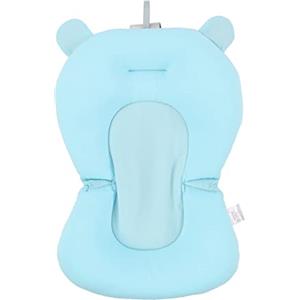 EIMSOAH Cuscino da Seggiolino per Bagnetto Galleggiante, Supporto per Vaschetta per Neonato con Cinture di Sicurezza Pieghevoli Regolabili, Cuscino da Sedile per Bagnetto, 3 Cinture di