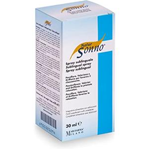 Mar-Farma Milano Natur Sonno - Spray con Melatonina - Efficace per Favorire l'Addormentamento, azione rapida - Flacone da 30 ml