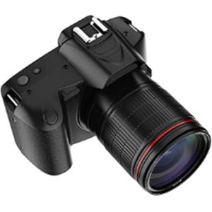 Sogoluat Fotocamera reflex digitale con doppio obiettivo, zoom 16X anti-shake, apertura F2.7 bassa luce, touchscreen da 3, controllo WiFi per fotografia e vlogging (nero)