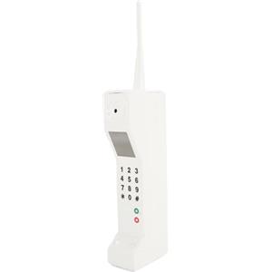 plplaaoo Telefono cellulare retrò in ferro vintage antico modello di cellulare decorazione per gli oggetti di scena decorazioni per la casa feste (Bianco)