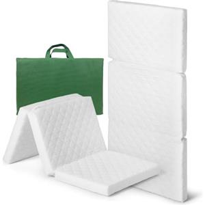 epselia ENJOY THE ITALIAN UNIVERSE EPSELIA Materasso Lettino per Bambini Pieghevole con Borsa per Viaggio o Campeggio, cm 60x120 H6 Certificato Antisoffoco EN16890:2017 Poliuretano con Fori CertiPUR™ OEKO-TEX®