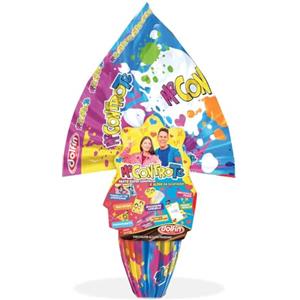CandyFrizz Selection Uovo di Pasqua al Cioccolato al Latte con Sorpresa 150g / 220g / 250g - Personaggi per Bambini e Ragazzi - Idea Regalo Pasqua (Me Contro Te - 220g)