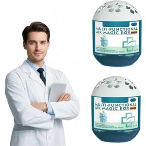 MUMQAQ Magic Box per la rimozione della polvere da interni, raccolta automatica della polvere, formula di estratto vegetale da 120 g, multifunzione Air Magic Box, freschezza duratura per animali