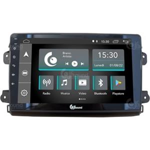 Jf Sound car audio system JF Sound - Autoradio Android JF-039D8-X7C - Per Fiat Ducato 8 senza radio originale - CarPlay e Android Auto - GPS - 2GB RAM - 32GB ROM - DAB+ - 9 HD - Prodotto in Italia