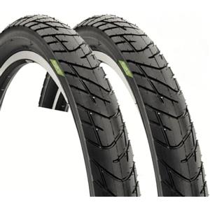 ECOVELO 2 Copertoni 26 X 2.125 (57-559) Pneumatici Ecovelò Neri per Cruiser Bike Chopper Bici Ibrida Adulto 26"