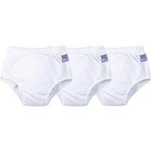 Bambino Mio unisex 3TPA 3+Y Monocromatica, Mutandina Allenatrice - Confezione Da 3, 3+ anni, Bianco