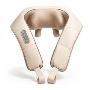 Generico Massaggiatore Cervicale Elettrico con Calore Shiatsu - Massaggio Profondo per Collo, Spalle, Schiena e Gambe - Senza Fili, Ricaricabile, Intensità Regolabile, Relax e Sollievo Dolori Muscolari