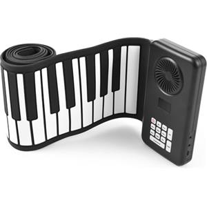 Btuty 88 Tasti Tastiera Musicale Tastiera Pianoforte Pianoforte Elettronico Pianoforte Pieghevole In Silicone Ambientale Studio Domestico Piano Elettronico Professionale Senza Altoparlante