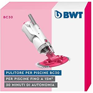 BWT Aspiratore per piscine BC30 | Pulizia efficiente di piscine fino a 15 m³ | Funzionamento a batteria con massima libertà di movimento (BC30)