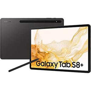 Samsung Galaxy Tab S8+, 12,4 pollici, 128 GB di memoria interna, 8 GB di RAM, Wi-Fi, tablet Android inclusa S Pen, Graphite, include 36 mesi di garanzia del produttore [esclusiva Amazon]
