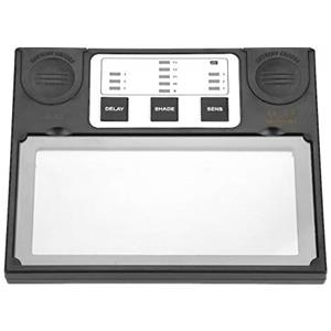 Zunate Maschera per saldatura Lente con oscuramento automatico, Lente per casco per saldatura a pannelli solari, 110 * 90mm