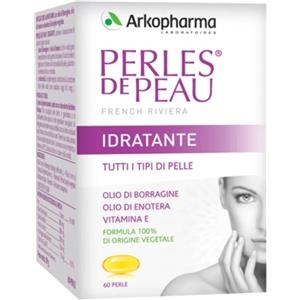 Arkopharma Expert Skin® Idratante - Integratore Alimentare in 60 Perle per Tutti i Tipi di Pelle con Olio di Borragine e Olio di Enotera
