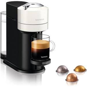 Nespresso Vertuo Next ENV120.W Macchina del Caffè compatibile con le NUOVE CAPSULE Tecnologia Centrifusion, Serbatoio acqua 1L, Bianco