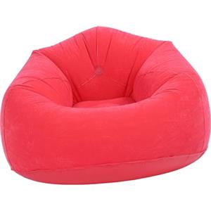 Mumusuki Poltrona Gonfiabile, Borsa Senza Fagioli, Floccante, Divano Gonfiabile Pieghevole Portatile in PVC, per Soggiorno, Camera da Letto, Balcone, Sala Lettura, Viaggio (Rosso)