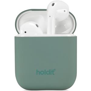 HoldIt Custodia per AirPods sostenibile | Apple AirPods 1./2. Gen | verde muschio