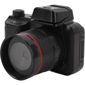 Annadue Fotocamera DSLR Digitale, Fotocamera SLR Digitale 1080P con Schermo HD Flip da 180 Gradi da 2 Pollici, Videocamera Digitale retrò con Zoom 4X per Video Fotografia Vlogging