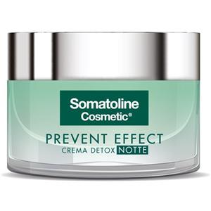 Somatoline Cosmetic Prevent Effect Crema Detox Notte 50 ml - Trattamento Detossinante per la Pelle con Texture Leggera e Rigenerante