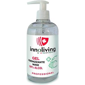 Innoliving Gel Igienizzante Mani 500 ml - 64% Alcol, Azione Antisettica Efficace