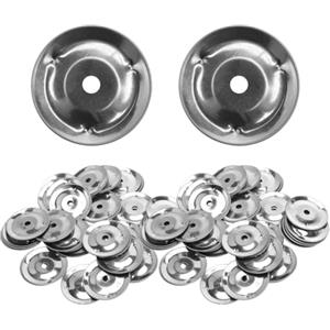 szaluyk Anelli a campana per tamburello in acciaio inossidabile, piatti effetto sonaglio, ricambio per batteria e percussioni, accessori per eventi, spettacoli e musica
