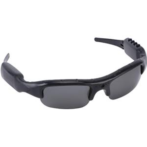 Denash Action Telecamera di Occhiali HD, Registrazione Video 1080p Vetri Polarizzati per il Ciclismo con Intervallo di Tempo, Lente Angolare Largo, Facile Trasferimento Al Telefono,