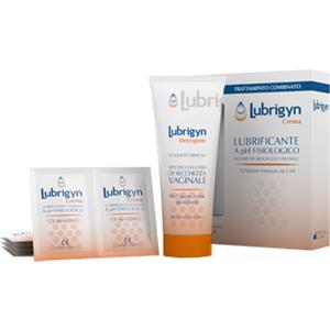 Uniderm Lubrigyn Kit Crema e Detergente - 12 Bustine da 2ml Tubo da 100ml per Secchezza Vaginale e Fastidi Intimi