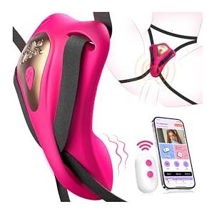 Sikiume Sexytoysys Coppia Vibratore Con APP Sex Toys,Vibratoreper Donna Professionale con 9 Vibrazione,Sex Toy Vibratore con Telecomando,Vibratoreper Donna Punto G Squirting Indossabile Stimolazione Clitoride