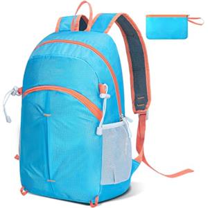 Romon Zaino Pieghevole 18L Azzurro Chiaro Ultraleggero Impermeabile Unisex Per Sport Quotidiano Escursioni E Viaggi