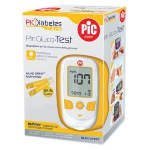 Pikdare Pic Glucotest kit Completo Misurazione Glicemia