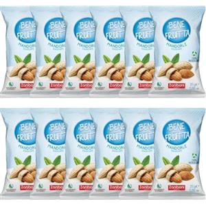DISTRIBUZIONE 3D Il Bene Della Frutta Movimento Mix | Vitalità Mix | Energia Mix |12 Bustine da 30g | (12 Bustine, Mandorle Sgusciate)