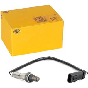 HELLA Sonda Lambda 6PA 358 103-291 Riscaldata, 4 Poli, Cavo 395mm - Compatibile con Dacia e Renault