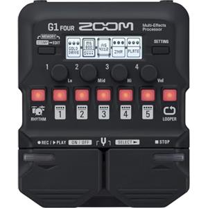 Zoom - G1 FOUR - pedaliera multieffetto, amp-simulator per chitarra
